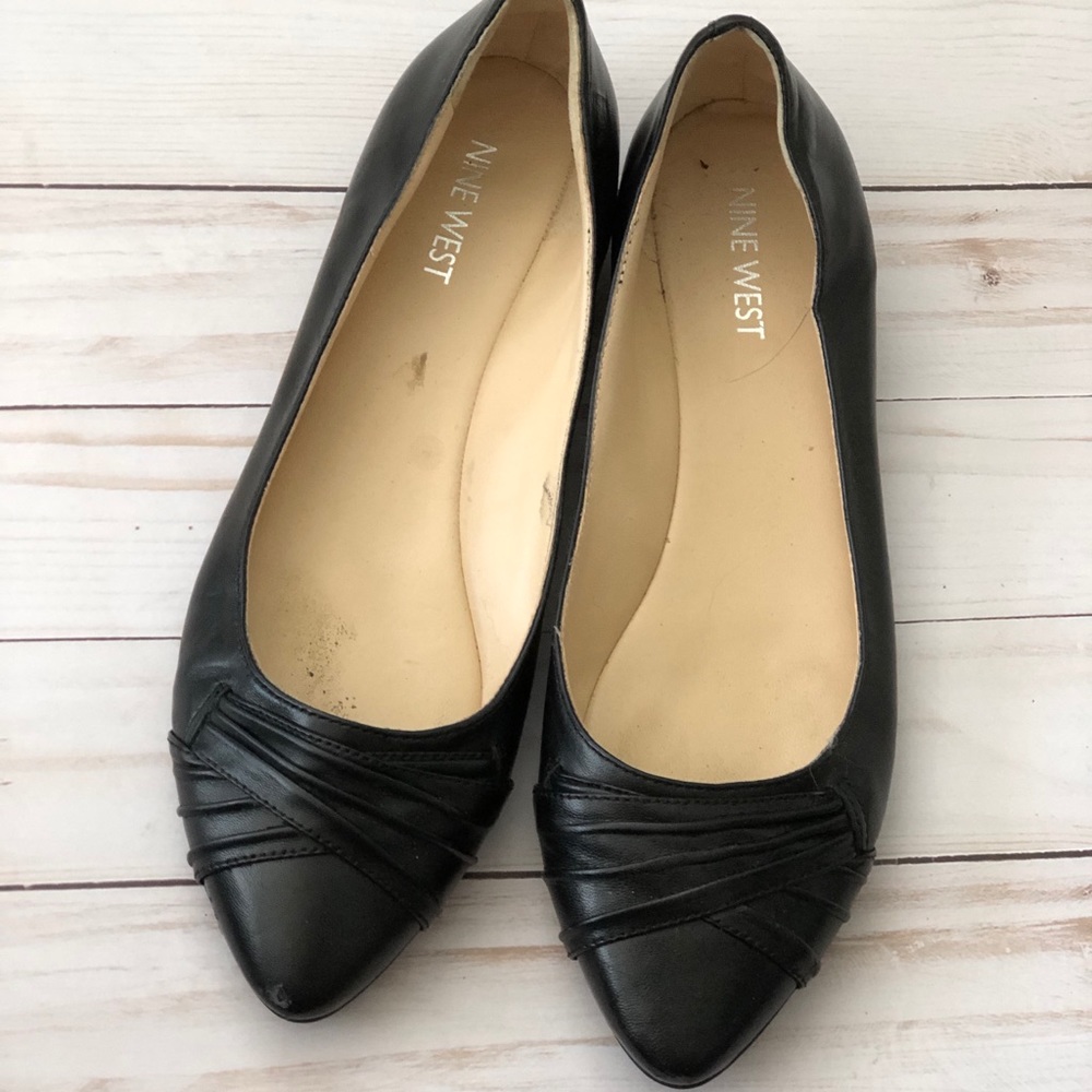 Nine West Black Flats